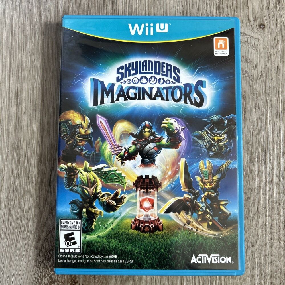 Skylanders Imaginators Nintendo Wii U 2016 Insert Video Game w/ Inserts Tested